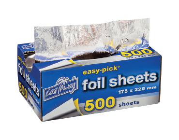 Small Easy-Pick Heavy Duty Cut Aluminium Foil Sheets
