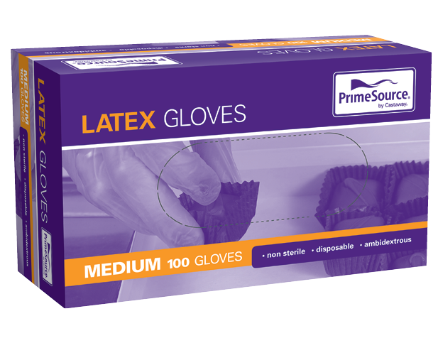 Disposable Latex Gloves (White Medium)