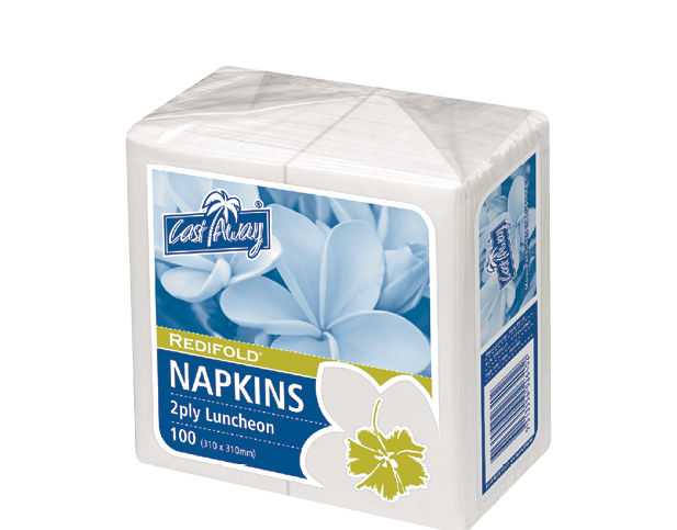 Premium 2-Ply Luncheon Paper Napkins (RediFold® White)