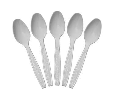 Elegance® Premium Plastic Spoons, White