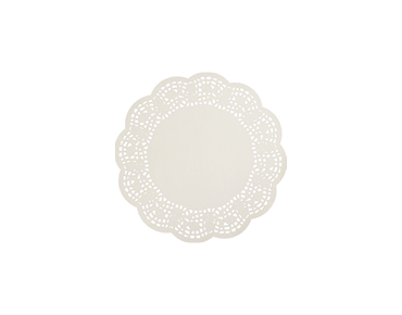 Round Lace Doyleys Tabletop Placemats (6 inches)