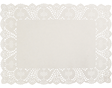 Rectangle Lace Doyleys Placemats (10x14 inches)