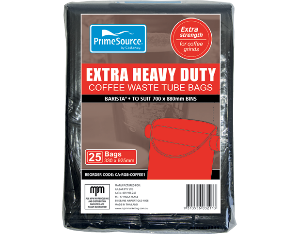 Barista® Extra Heavy Duty Coffee Waste Tube Bags