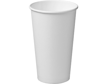 Single Wall Takeaway Paper Coffee Cups (White 16oz)