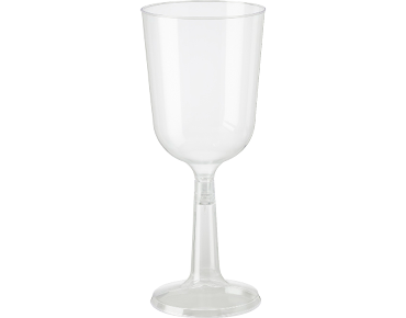 Elegance® Wine Glasses & Goblet Plastic Cups (197ml)