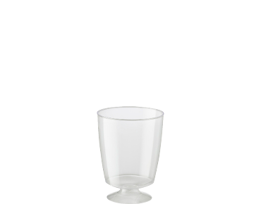 Elegance® Clear Plastic Wine Glass & Tasters Cup (62ml)