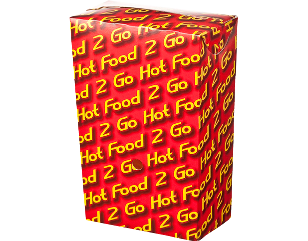 Hot Food 2 Go™ Chip Box (Large Bulk Packed) | Takeaway Containers