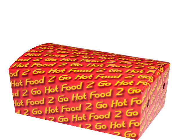 Hot food 2 Go™ Snack Boxes (Large, Bulked Packed) | Takeaway Container